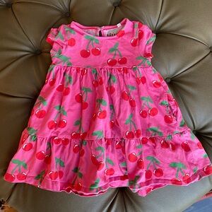 Mini Boden Cherry Dress, 3-4yr